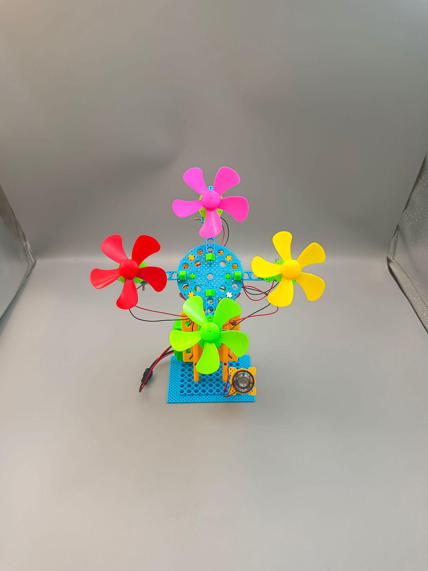 天问四路扇组装图