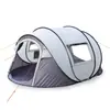 Barraca Externa em Formato de Barco para Acampamento, Estilo Pop-Up de Abertura Rápida Automática, Lançada Manualmente, Adequada para 3-4 Pessoas