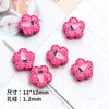 Cuentas de Aleación Coloridas de Zanahoria y Flor de 13 mm Material para Pulsera, Collar, Llavero, Joyería Hecha a Mano para DIY