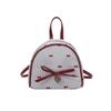 Mochila para Mujer Estilo Coreano Estilo Universitario 2025 Nueva Moda de Verano Lazo Mochila Pequeña Bolsa para Compras y Viajes Diarios