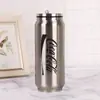 Acero Inoxidable 304 Termo Taza para Latas Sellado Antiderrames Conservación del Frío Lata de Coca-Cola Taza de Regalo DIY Creativa Venta al por Mayor
