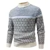 Nuevo Suéter de Punto Casual con Cuello Medio, de Moda, Cálido, Capa Interior para Hombre, Otoño/Invierno 2026
