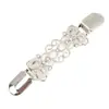 Clipe para Xale Europeu e Americano Retrô Clipe para Suéter Feminino Fivela para Lenço de Seda Cravejada com Diamantes Broche Anti-Exposição Clipe para Gola de Lenço Acessórios de Liga