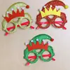 Nuevas gafas decorativas navideñas para adultos y niños, regalo de Navidad, suministros para fiestas, marcos de gafas creativos, venta al por mayor