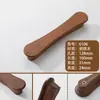 Manijas de Madera de Nogal, Gabinetes de Cajones de Madera Maciza, Puertas de Gabinete de Madera, Manijas de Armario de Madera Natural, Gabinetes de Madera, Minimalista Estilo Japonés