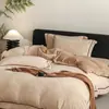 2026 Nuevo Conjunto de Cuatro Piezas Estilo Cinta Tejida de Felpa de Leche Jacquard Grande CloudSleep