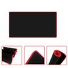 Mouse Pad Pequeño Engrosado Computadora Oficina Hogar Todo Negro Overlock Café Internet Mouse Pad Alfombrilla de Escritorio Venta al Mayoreo de Fábrica
