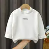 Ropa interior térmica de manga larga Otoño e Invierno Top elástico Capa base para niños mayores, Camiseta de cuello redondo, Ropa interior térmica para niños Camisa de Otoño