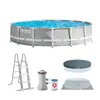 Piscina de Armazón Rectangular Intex Piscina Familiar para Adultos Piscina Grande al Aire Libre Piscina Infantil Piscina Inflable