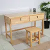 Escritorio de madera maciza integrado sin montaje, escritorio de oficina y silla con cajones, escritorio simple para el hogar, escritorio de estudio