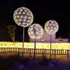 Lámpara de Diente de León Acrílica Luminosa LED Personalizada Impermeable para Exteriores Forma Esférica Luz para Proyecto de Iluminación de Paisaje de Parque