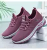 Zapatos para Mujer 2026 Talla Grande Zapatos para Mujer Flyknit Transpirables Zapatos Casuales Versátiles Ligeros Zapatos Deportivos de Corte Bajo Comercio Exterior