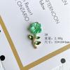 DIY acessórios de jóias atacado liga de cristal pérola grande flor oco pingente brincos colar acessórios de material