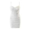 Ropa de mujer europea y americana de moda para primavera, faja de cintura de espina de pez, temperamento sexy, deseo puro, bolso de cadera, vestido S144869