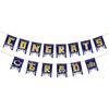 Venda Quente Transfronteiriça Decoração de Bandeira da Temporada de Formatura Banner de Papel Decoração de Borda de Bolo de Flor Suprimentos para Festa de Feriado