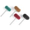 Paño de limpieza con cabezal de molienda mini con mango de 3 mm de metal acero inoxidable alambre de molienda trefilado pulido cabezal de molienda pequeño eliminación de óxido y desbarbado