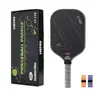 Embalagem de Presente Transfronteiriça em Caixa Colorida, Papelão Fosco Texturizado em Tecido T700, Raquete de Pickleball de Competição Específica de Fibra de Carbono de Alta Qualidade