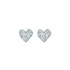 Pendientes de Plata de Ley S925 con Forma de Corazón Irregular Hueco para Mujer, Exquisitos Pendientes de Lujo Ligero de Alta Gama, Accesorios de Oreja Versátiles de Nicho