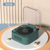 2024 novo alto-falante bluetooth de vinil atômico criativo mini toca-discos retrô alto-falante giratório pequeno para presente de meninas