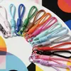 Cordão Colorido para Celular com Fecho de Mola, Alça Trançada à Mão para Capa de Garrafa de Água e Celular, Acessório de Cordão Simples Anti-Perda