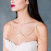 AliExpress item mais vendido moda personalidade strass multicamadas corrente de ombro transfronteiriça nova feminina sexy brilhante acessórios atacado