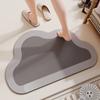 Yunduo Felpudo para Baño de Lodo Diatomeas Alfombrilla Absorbente Especial para Baño Alfombrilla de Pies de Secado Rápido Alfombrilla Antideslizante de Alta Calidad Alfombra de Baño
