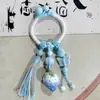 Jingdezhen Charms para Bolsa Atacado Chaveiro de Cerâmica Morango Feito à Mão Artístico Fresco e Delicado Fofo Charms para Bolsa