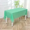 Nuevo Mantel de Película de Aluminio Pe Personalizado Color Sólido Impermeable Ins Accesorios de Decoración para Fiestas Mesa Cuadrada Mesa de Comedor Plegable Venta al por Mayor