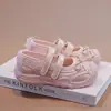 Sandalias de Malla para Niñas Estilo Verano 2026 con Suelas Suaves, Antideslizantes, Lazo, Estilo Princesa, Tenis Transpirables para Niños