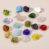 Cuentas de Sauce Retorcido Multicolor Cuentas de Vidrio con Agujero Recto Irregular para Collar Pulsera Joyería para Orejas Accesorios con Cuentas