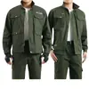 En Stock Nuevo 2025 Primavera Hombres Nylon Deportivo Ropa de Trabajo Chaqueta de Algodón Uniforme
