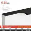 Puxador Embutido Invisível Puxador de Porta de Guarda-Roupa Moderno Simples Puxador de Polegar Fresta de Porta de Armário Montado Lateralmente Puxador Longo