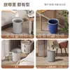 Bote de Basura plástico doméstico cocina bote de basura de aspecto elegante dormitorio baño simple grande sin tapa anillo de presión mayoreo