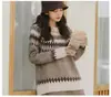 Suéter Suave de Cuello Redondo Estilo Fair Isle para Mujer, Otoño/Invierno 2026, Estilo Casual, Nuevo Top de Punto Pulóver Jacquard Vintage