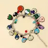 Anime Japonés Dragon Ball Super Saiyan Pulsera Son Goku Piccolo Aleación Gota de Aceite Pulsera DIY Mayoreo