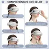 Máscara de Olhos Massageadora Inteligente com Música Bluetooth, Compressa Quente e Dispositivo de Proteção para os Olhos com Pressão de Ar para Aliviar a Fadiga, Adequada para Formatos de Rosto Europeus e Americanos, Fornecimento Direto do Fabricante