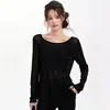 Conjunto de Yoga de Diseñador para Mujer Primavera Otoño 2026 Nueva Moda Deporte Running Holgado Fitness Top de Manga Larga
