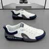 Sapatos Slip-On Fechados para Homens Preguiçosos para Primavera e Outono, Malha Respirável Tendência Versátil Sapatos Casuais, Tênis Casuais para Entrega