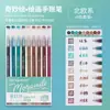 Set Completo de Bolígrafos Azules de Frutas para Diario 99/135/234 Colores Bolígrafos de Colores Morandi para Estudiantes Transfronterizos, Especiales para Tomar Notas y Dibujar