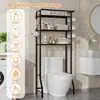 Estante de Almacenamiento para Baño Transfronterizo de Pie de Hierro Forjado Armario sobre Inodoro Inodoro Inodoro Inodoro Estante para Inodoro Estante de Almacenamiento para Inodoro