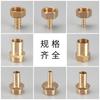 Conector pagoda de latão 6 pontos/1 polegada/1,2 polegadas/1,5 polegadas bico para mangueira de incêndio cabeça tubo pele de cobra engate rápido cabeça verde