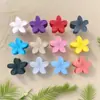 Pinza para el Cabello de Flor de Plumeria para Mujer, Pinza de Tiburón Floral, Accesorio Estilo Vacaciones en la Playa, Pasador, Adorno para el Cabello, Pinza para el Cabello