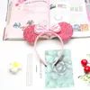 Diadema de Pelo de Pino de Dibujos Animados Cabello Mijo Cuello Cabeza Diadema de Cabeza de Mickey Mouse Lazo Minnie Mickey Diadema de Fiesta Fabricante Mayorista