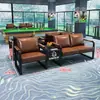 Sofá para Sala de Billar, Silla de Observación, Área de Descanso de Billar, Silla de Observación Dedicada, Juego de Sofás para Sala de Billar