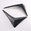 23CRV Cuchillo de viento delantero Decoración exterior de coche Modificación adecuada para Honda CRV Marco de lámpara de ceja de luz antiniebla delantera Lentejuelas decorativas de hidrocarburo M