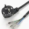 Cable de Alimentación con Enchufe Certificado Kc Coreano, Enchufe K03 de Tres Conductores y Cinco Agujeros, 16A, Cable Especial para Equipos Coreanos
