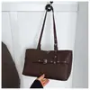 Bolso Tote Retro de Gran Capacidad para Mujer 2025 Otoño e Invierno Nuevo Estilo Cuero con Aceite de Cera Bolso de Hombro para Viajar de Alta Gama Bolso de Mano