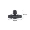 Conector de Bloqueo de Tubería de 47 mm Enchufe de Tres Vías Dispositivo Automático de Riego de Flores Micro-Aspersor Accesorios de Riego para Jardinería Conector de Tubería de Agua Venta al por Mayor Conexión Rápida