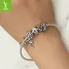Pingente de prata céu estrelado original dia e noite elfo pulseira diy acessórios de miçangas estilo fada fantástica pingente de prata de lei s925