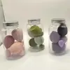 Esponja Chanfrada Gota d'Água em Lata Beauty Blender Conjunto de Garrafa Flutuante Esponja de Pó Ferramentas de Maquiagem Esponja de Maquiagem Fixação de Maquiagem